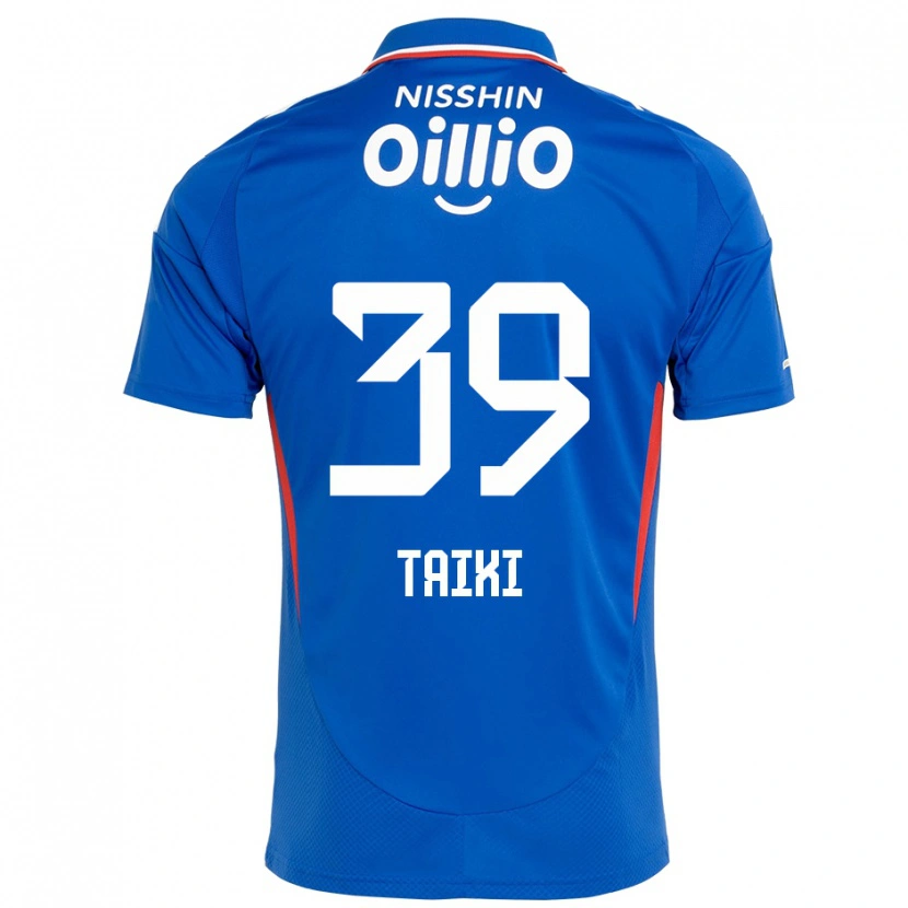 Danxen Bambino Maglia Taiki Watanabe #39 Blu Royal Bianco Kit Gara Home 2025/26 Maglietta