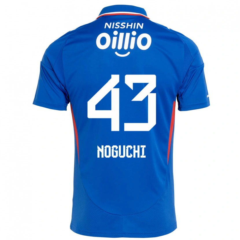 Danxen Bambino Maglia Reno Noguchi #43 Blu Royal Bianco Kit Gara Home 2025/26 Maglietta