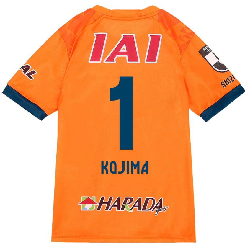 Danxen Bambino Maglia Shuta Kojima #1 Arancione Rosso Kit Gara Home 2025/26 Maglietta