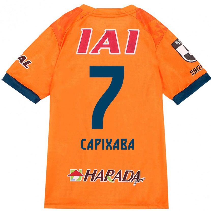 Danxen Bambino Maglia Capixaba #7 Arancione Rosso Kit Gara Home 2025/26 Maglietta