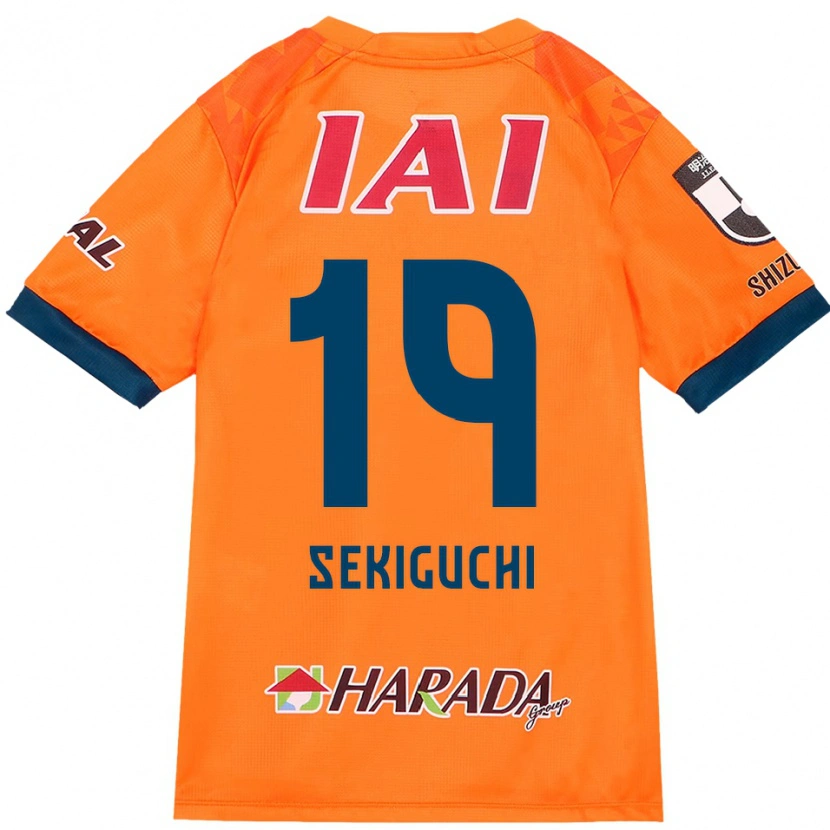 Danxen Bambino Maglia Kota Sekiguchi #19 Arancione Rosso Kit Gara Home 2025/26 Maglietta