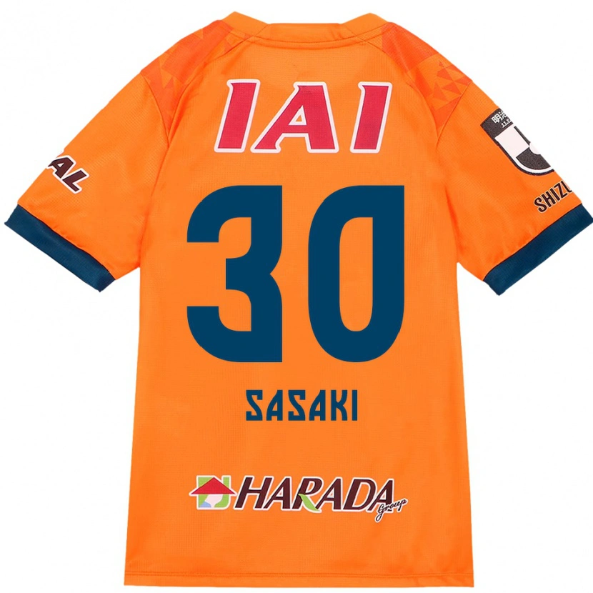 Danxen Bambino Maglia Tomotaro Sasaki #30 Arancione Rosso Kit Gara Home 2025/26 Maglietta