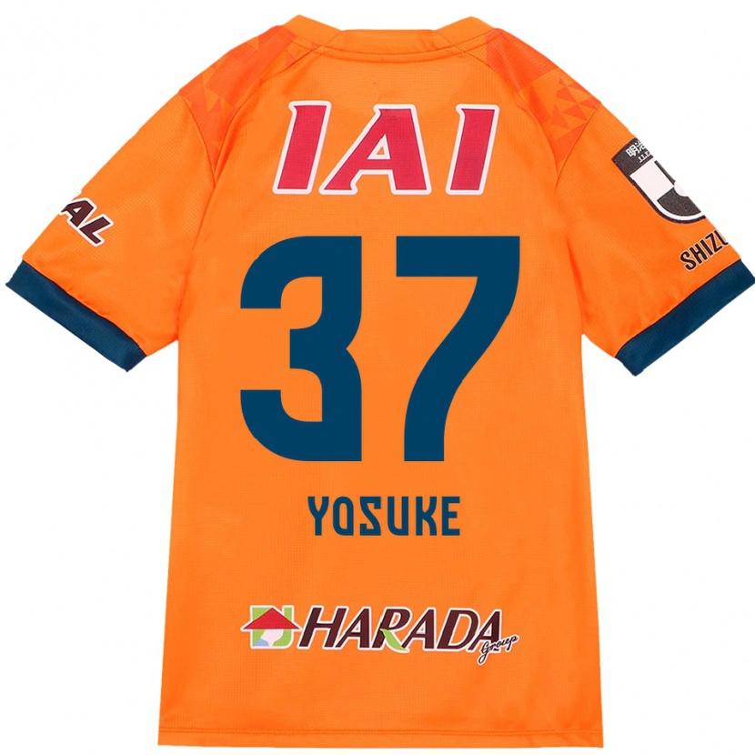 Danxen Bambino Maglia Yosuke Morishige #37 Arancione Rosso Kit Gara Home 2025/26 Maglietta