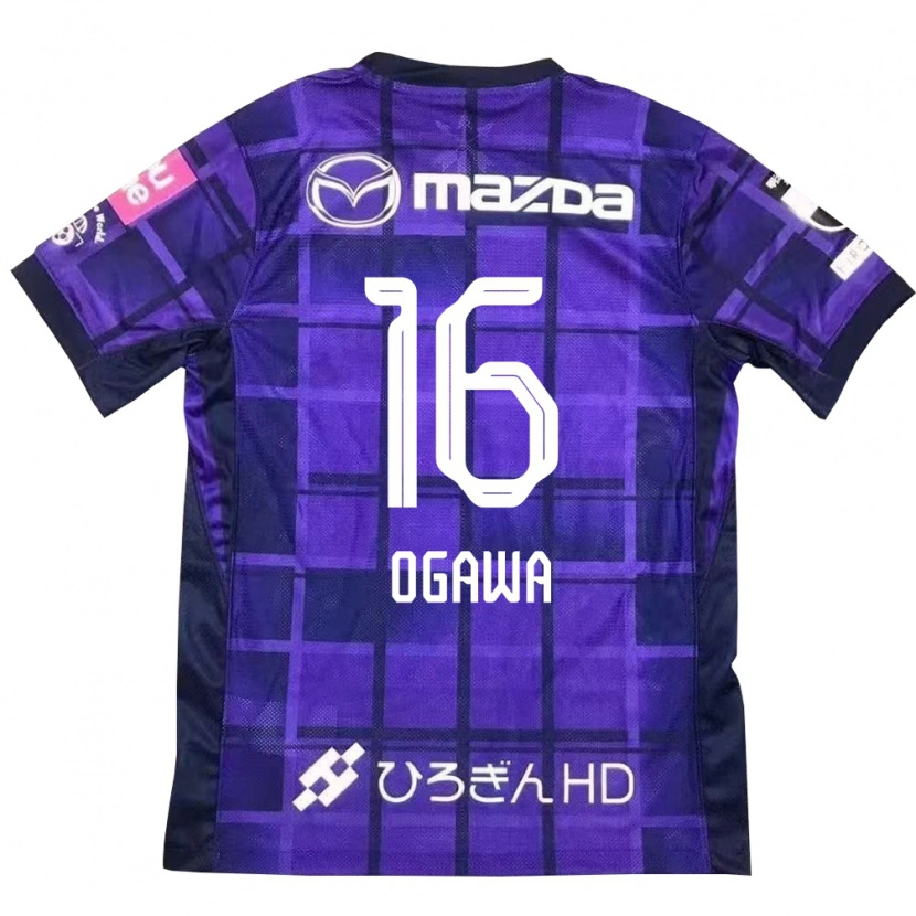 Danxen Bambino Maglia Hikaru Ogawa #16 Viola Arancione Kit Gara Home 2025/26 Maglietta