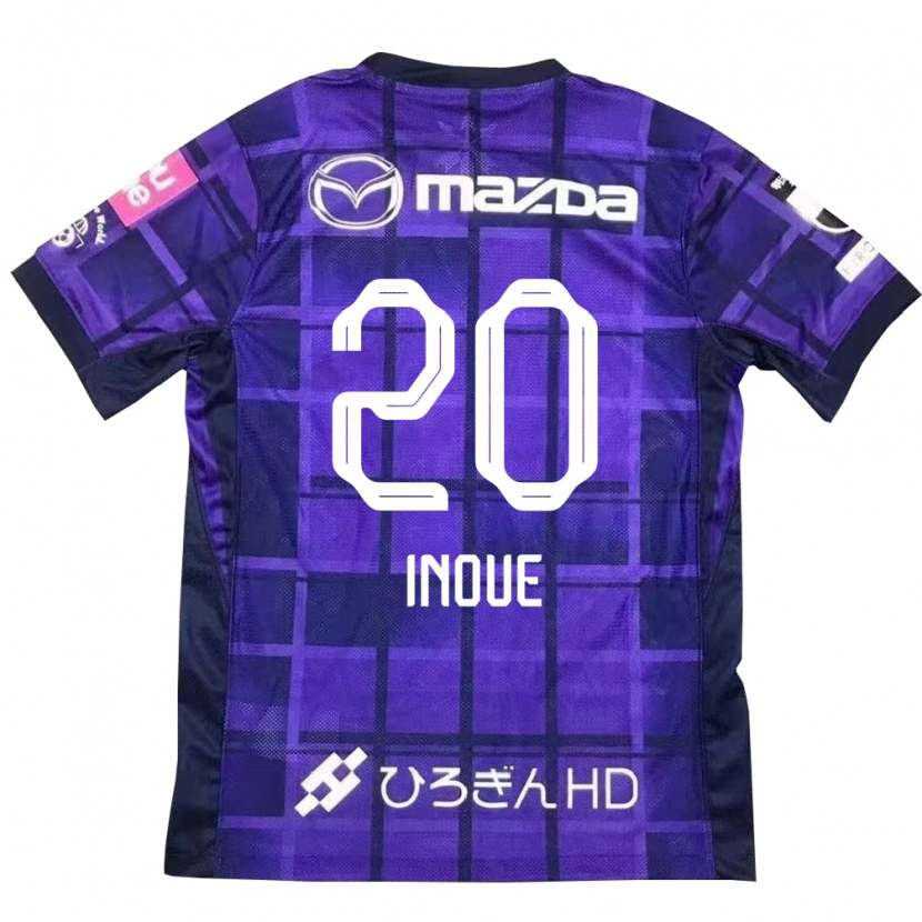 Danxen Bambino Maglia Shion Inoue #20 Viola Arancione Kit Gara Home 2025/26 Maglietta