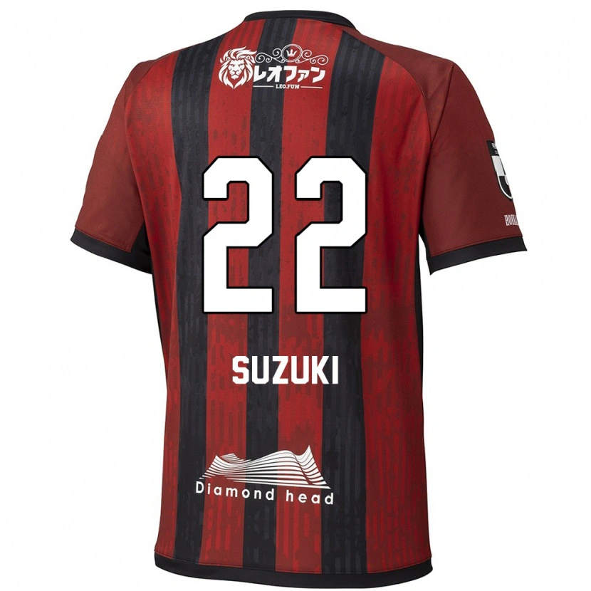 Danxen Bambino Maglia So Suzuki #22 Rosso Nero Kit Gara Home 2025/26 Maglietta