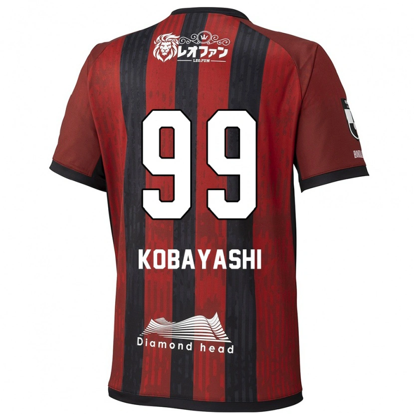 Danxen Bambino Maglia Yuki Kobayashi #99 Rosso Nero Kit Gara Home 2025/26 Maglietta