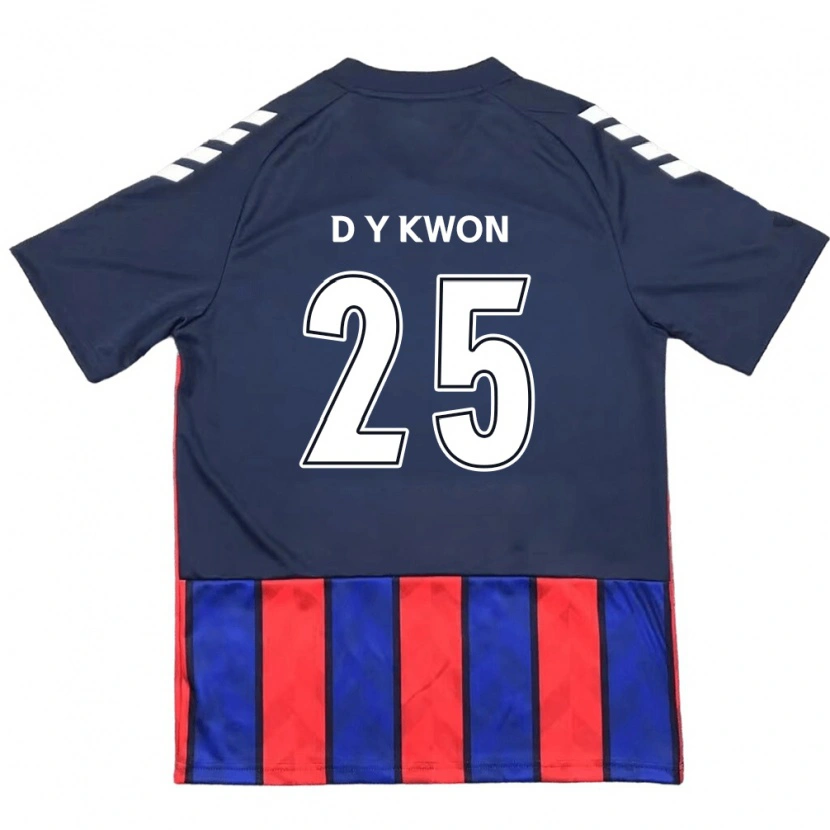 Danxen Bambino Maglia Do-Yeong Kwon #25 Blu Royal Rosso Kit Gara Home 2025/26 Maglietta