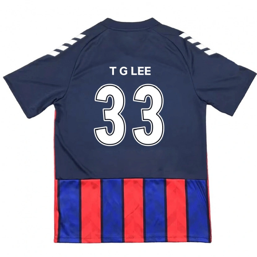 Danxen Bambino Maglia Taek-Geun Lee #33 Blu Royal Rosso Kit Gara Home 2025/26 Maglietta