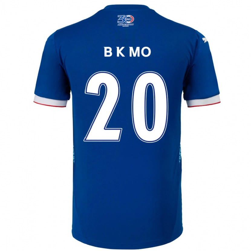Danxen Bambino Maglia Kyung-Bin Mo #20 Blu Royal Bianco Kit Gara Home 2025/26 Maglietta