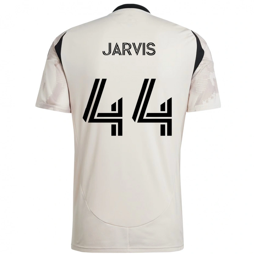 Danxen Bambino Maglia Aiden Jarvis #44 Beige Nero Kit Gara Away 2025/26 Maglietta