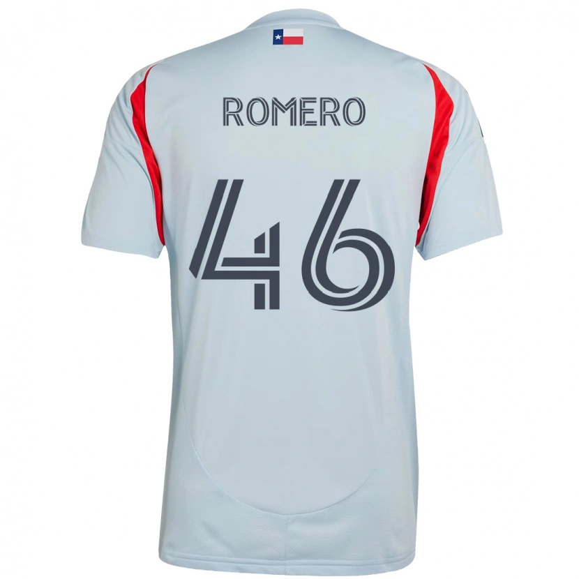 Danxen Bambino Maglia Isaac Romero #46 Azzurro Chiaro Rosso Kit Gara Away 2025/26 Maglietta