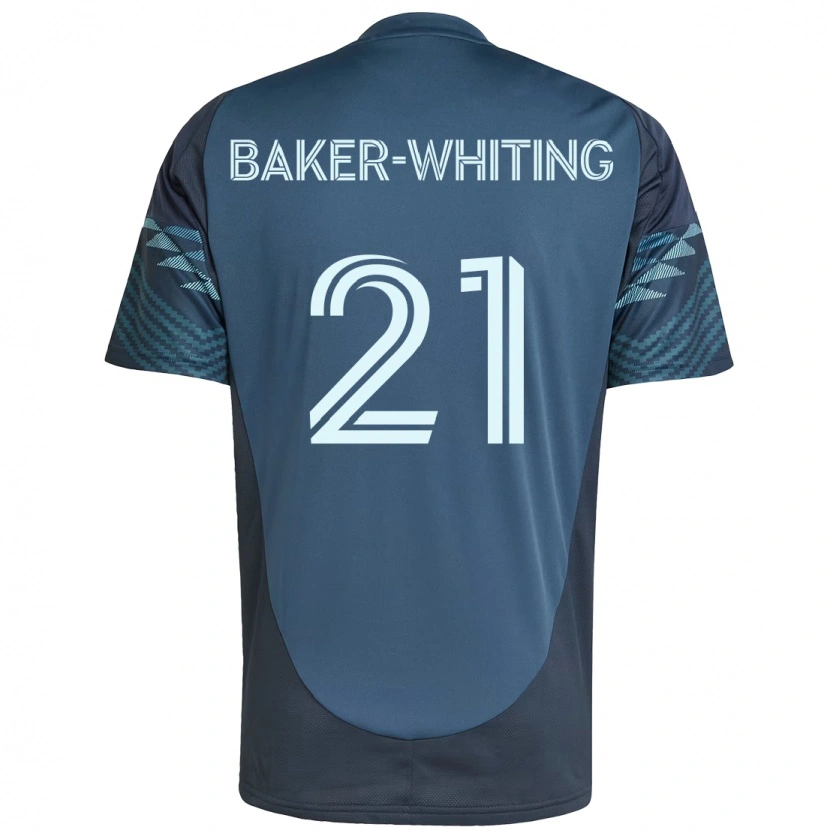 Danxen Bambino Maglia Reed Baker-Whiting #21 Azzurro Chiaro Kit Gara Away 2025/26 Maglietta