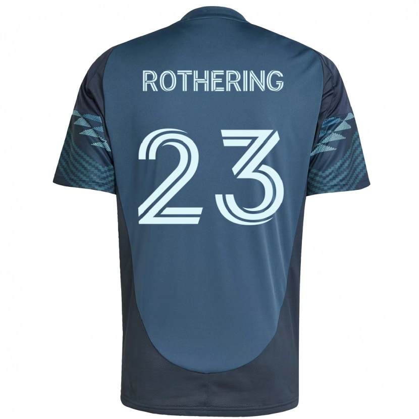 Danxen Bambino Maglia Holly Rothering #23 Azzurro Chiaro Kit Gara Away 2025/26 Maglietta