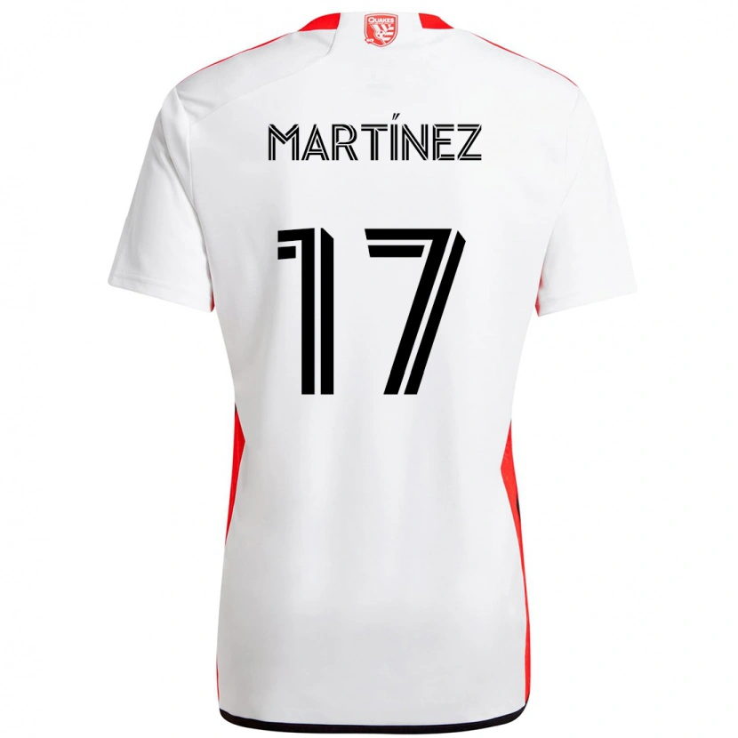 Danxen Bambino Maglia Josef Martínez #17 Bianco Rosso Kit Gara Away 2025/26 Maglietta