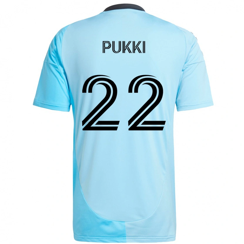 Danxen Bambino Maglia Teemu Pukki #22 Azzurro Cielo Kit Gara Away 2025/26 Maglietta