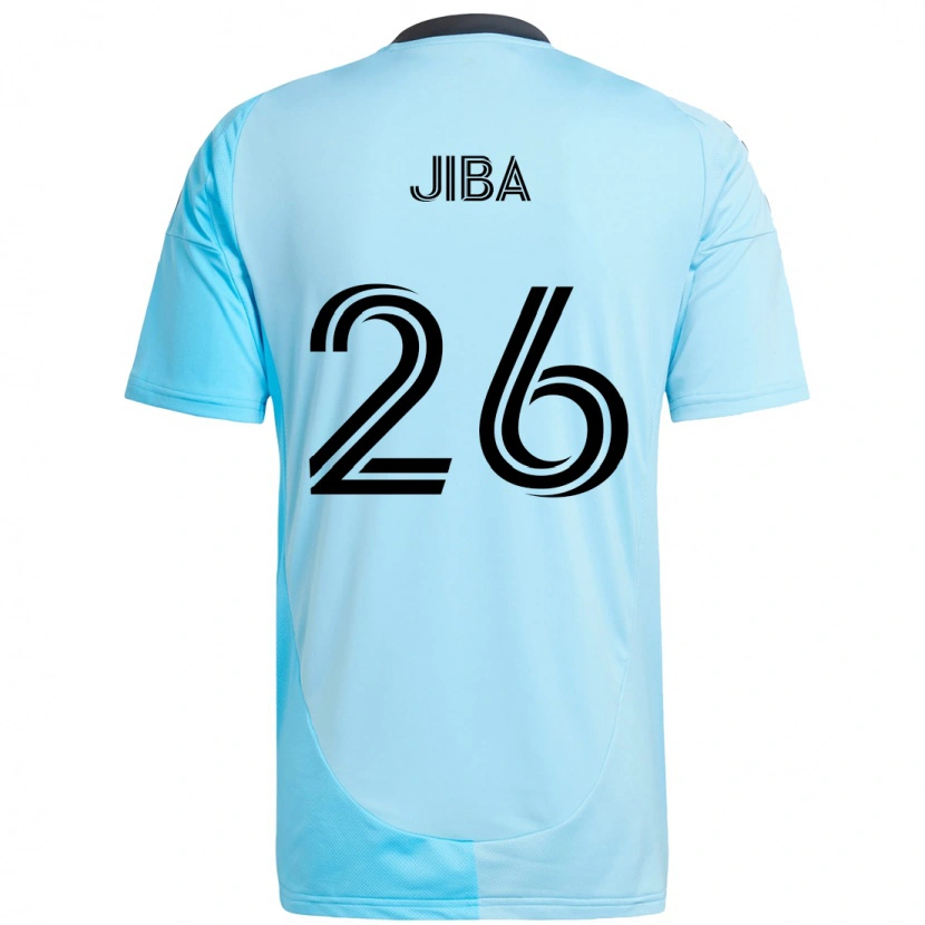 Danxen Bambino Maglia Ryen Jiba #26 Azzurro Cielo Kit Gara Away 2025/26 Maglietta