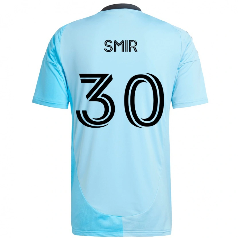 Danxen Bambino Maglia Alec Smir #30 Azzurro Cielo Kit Gara Away 2025/26 Maglietta