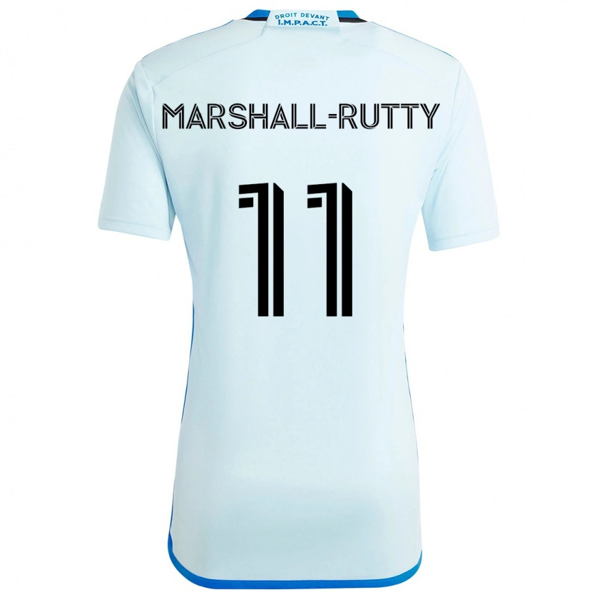 Danxen Bambino Maglia Jahkeele Marshall-Rutty #11 Azzurro Cielo Blu Scuro Kit Gara Away 2025/26 Maglietta