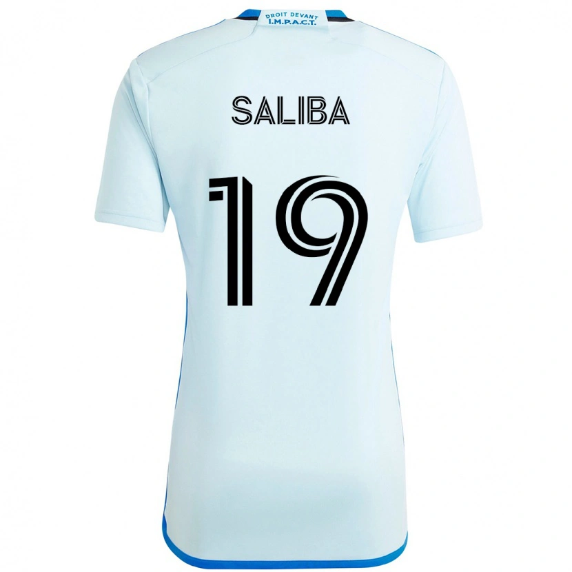 Danxen Bambino Maglia Nathan-Dylan Saliba #19 Azzurro Cielo Blu Scuro Kit Gara Away 2025/26 Maglietta