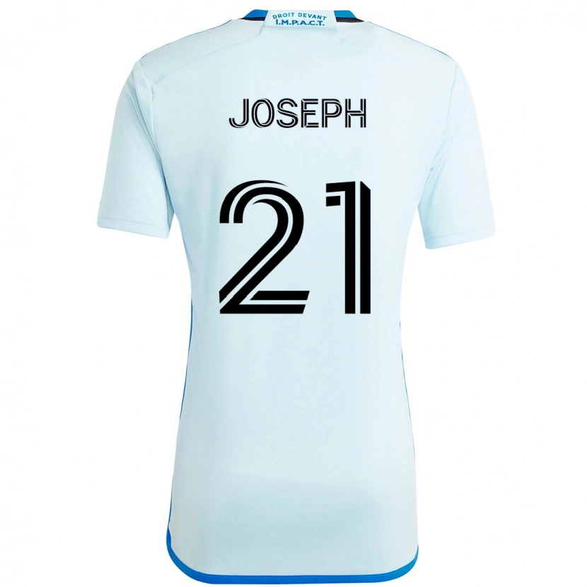 Danxen Bambino Maglia Sebastien Udell Joseph #21 Azzurro Cielo Blu Scuro Kit Gara Away 2025/26 Maglietta