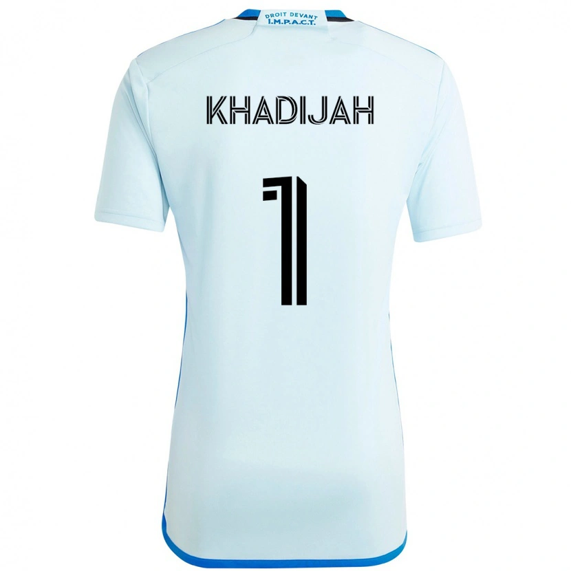 Danxen Bambino Maglia Cissé Khadijah #1 Azzurro Cielo Blu Scuro Kit Gara Away 2025/26 Maglietta