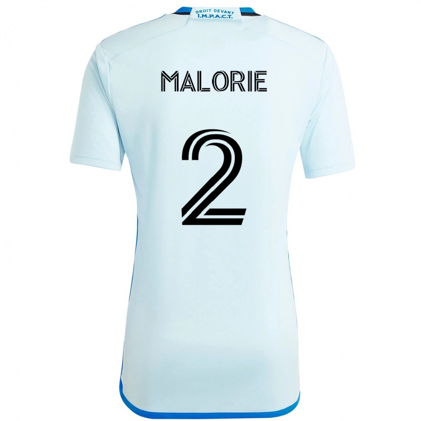 Danxen Bambino Maglia Tremblay Malorie #2 Azzurro Cielo Blu Scuro Kit Gara Away 2025/26 Maglietta