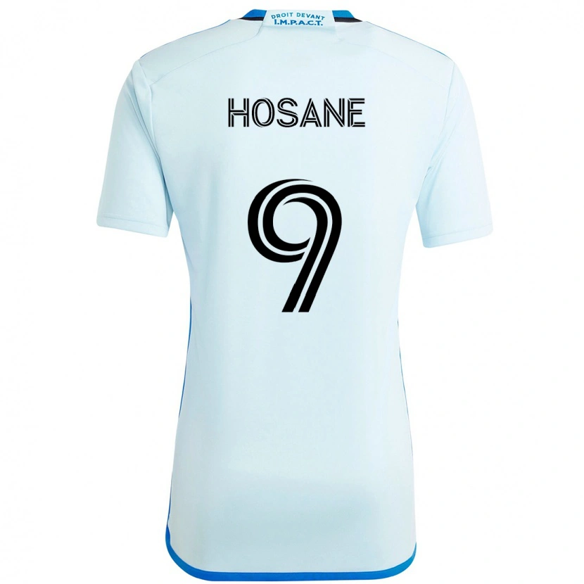 Danxen Bambino Maglia Soukou Hosane #9 Azzurro Cielo Blu Scuro Kit Gara Away 2025/26 Maglietta