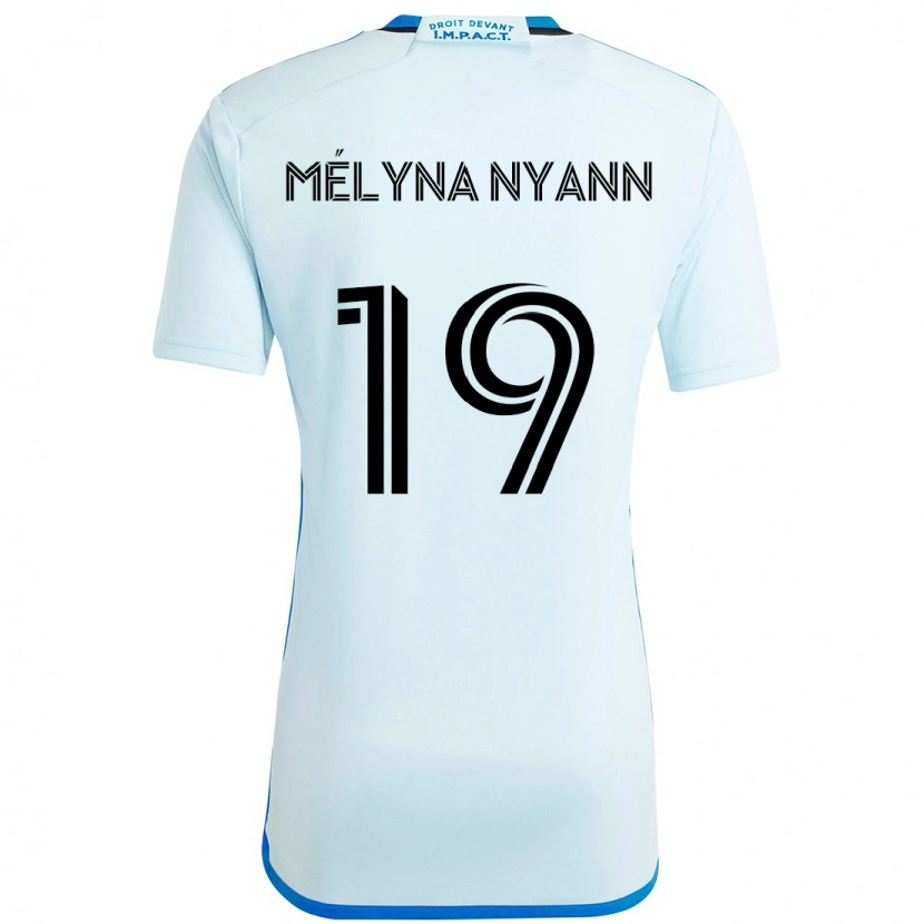 Danxen Bambino Maglia Alexis Mélyna Nyann #19 Azzurro Cielo Blu Scuro Kit Gara Away 2025/26 Maglietta