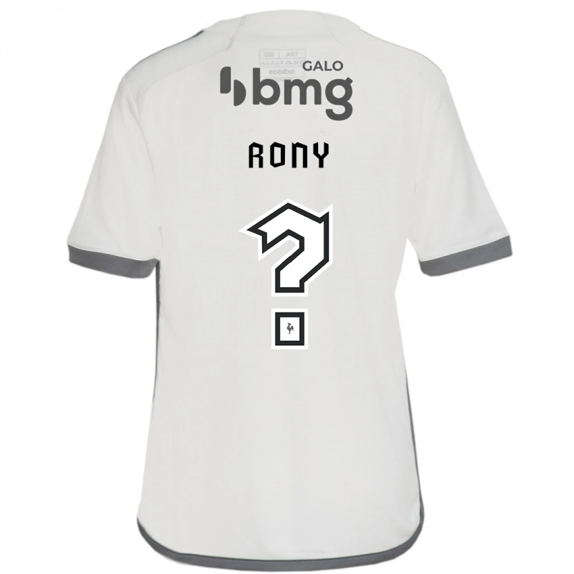 Danxen Bambino Maglia Rony #0 Bianco Sporco Kit Gara Away 2025/26 Maglietta