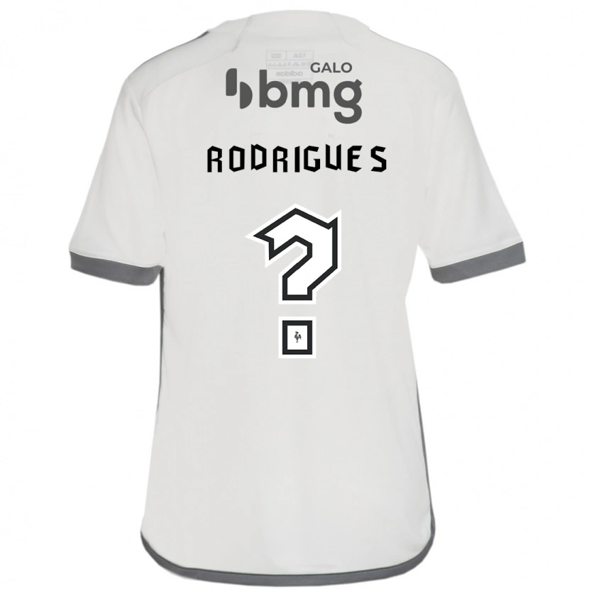 Danxen Bambino Maglia Vinicius Rodrigues #0 Bianco Sporco Kit Gara Away 2025/26 Maglietta