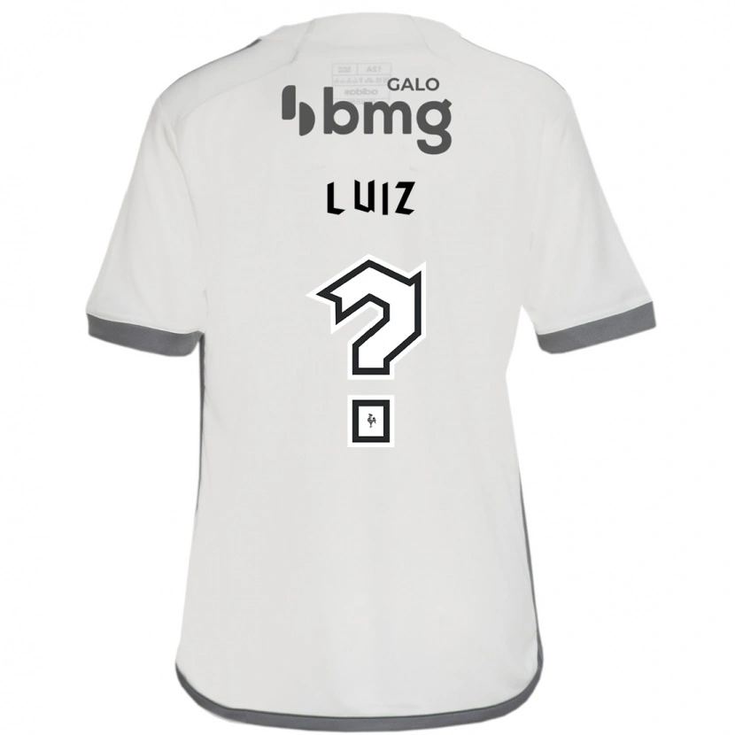 Danxen Bambino Maglia Estevan Luiz #0 Bianco Sporco Kit Gara Away 2025/26 Maglietta
