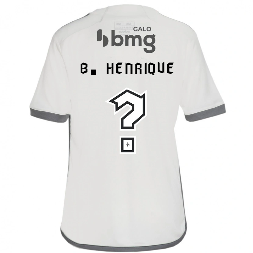 Danxen Bambino Maglia Bruno Henrique #0 Bianco Sporco Kit Gara Away 2025/26 Maglietta