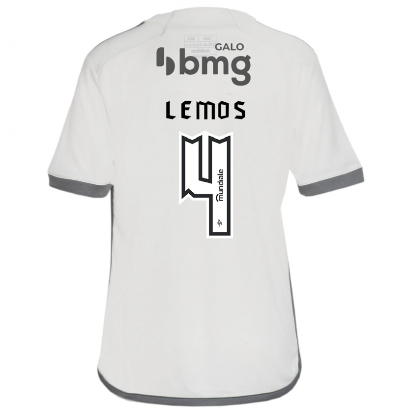 Danxen Bambino Maglia Mauricio Lemos #4 Bianco Sporco Kit Gara Away 2025/26 Maglietta
