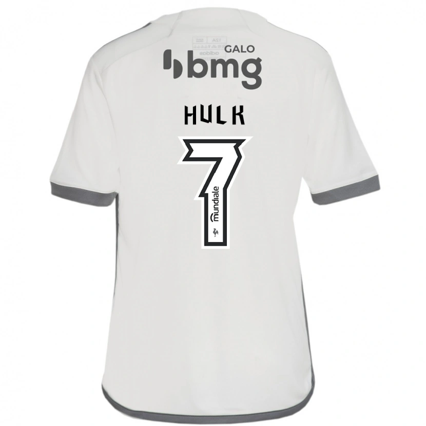 Danxen Bambino Maglia Hulk #7 Bianco Sporco Kit Gara Away 2025/26 Maglietta