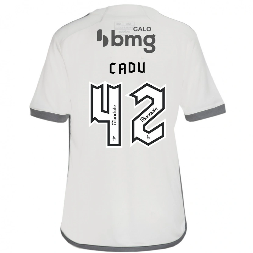 Danxen Bambino Maglia Cadu #42 Bianco Sporco Kit Gara Away 2025/26 Maglietta