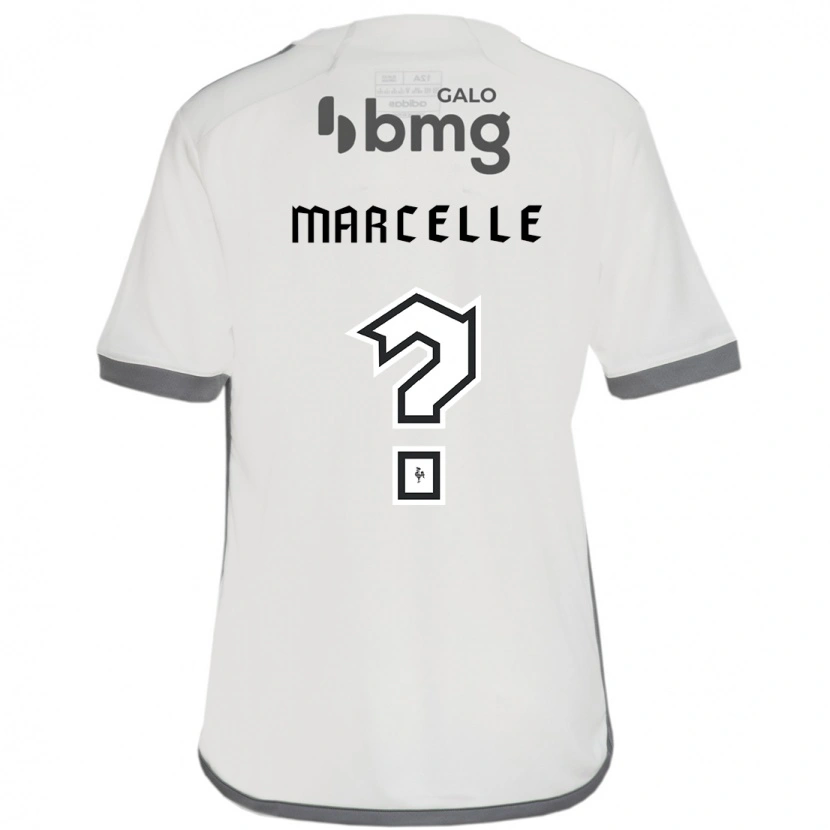 Danxen Bambino Maglia Marcelle #0 Bianco Sporco Kit Gara Away 2025/26 Maglietta