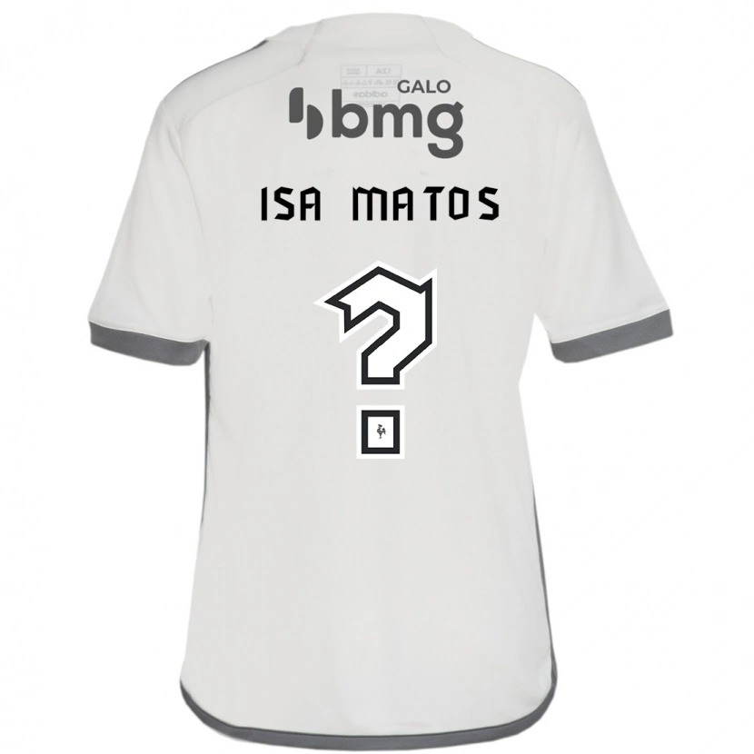 Danxen Bambino Maglia Isa Matos #0 Bianco Sporco Kit Gara Away 2025/26 Maglietta