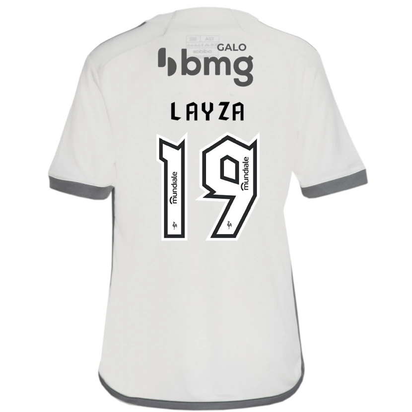 Danxen Bambino Maglia Layza #19 Bianco Sporco Kit Gara Away 2025/26 Maglietta