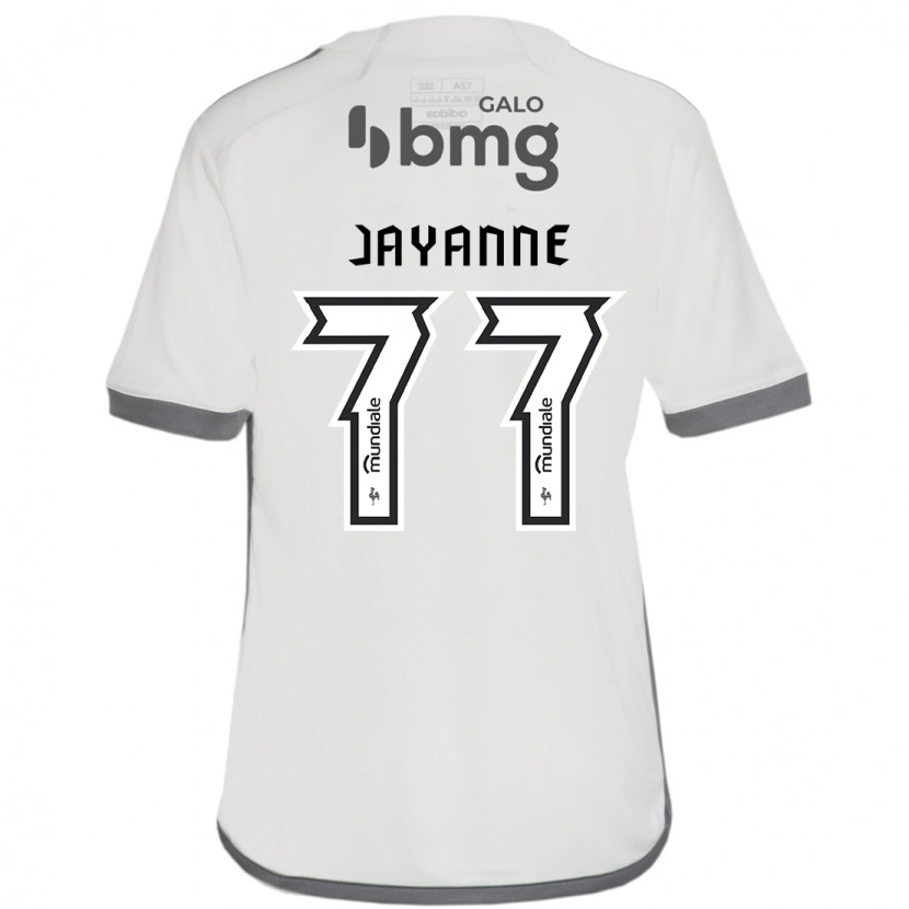 Danxen Bambino Maglia Jayanne #77 Bianco Sporco Kit Gara Away 2025/26 Maglietta