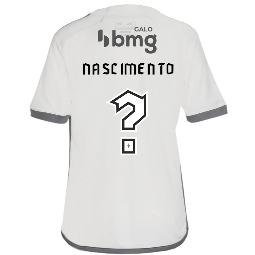 Danxen Bambino Maglia Ruan Nascimento #0 Bianco Sporco Kit Gara Away 2025/26 Maglietta
