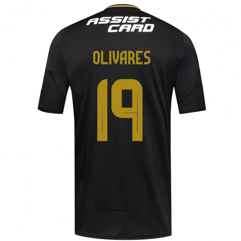 Danxen Bambino Maglia Michelle Olivares #19 Nero Bianco Kit Gara Away 2025/26 Maglietta