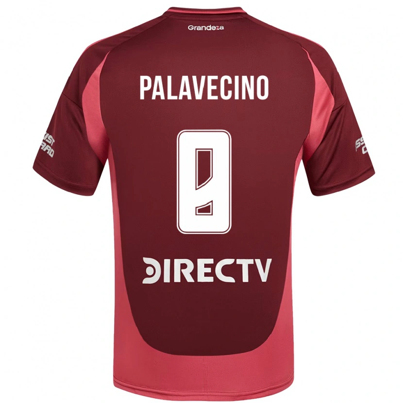 Danxen Bambino Maglia Agustin Palavecino #8 Borgogna Magenta Kit Gara Away 2025/26 Maglietta