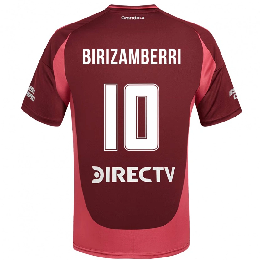 Danxen Bambino Maglia María Carolina Birizamberri Rivero #10 Borgogna Magenta Kit Gara Away 2025/26 Maglietta