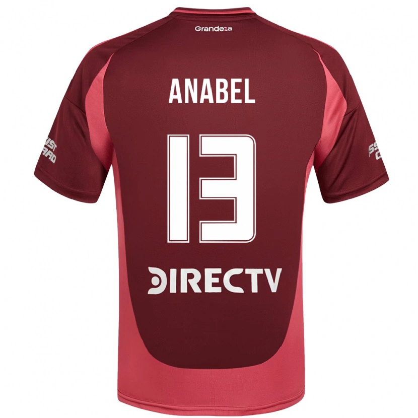 Danxen Bambino Maglia Giuliana Anabel González Ranzuglia #13 Borgogna Magenta Kit Gara Away 2025/26 Maglietta