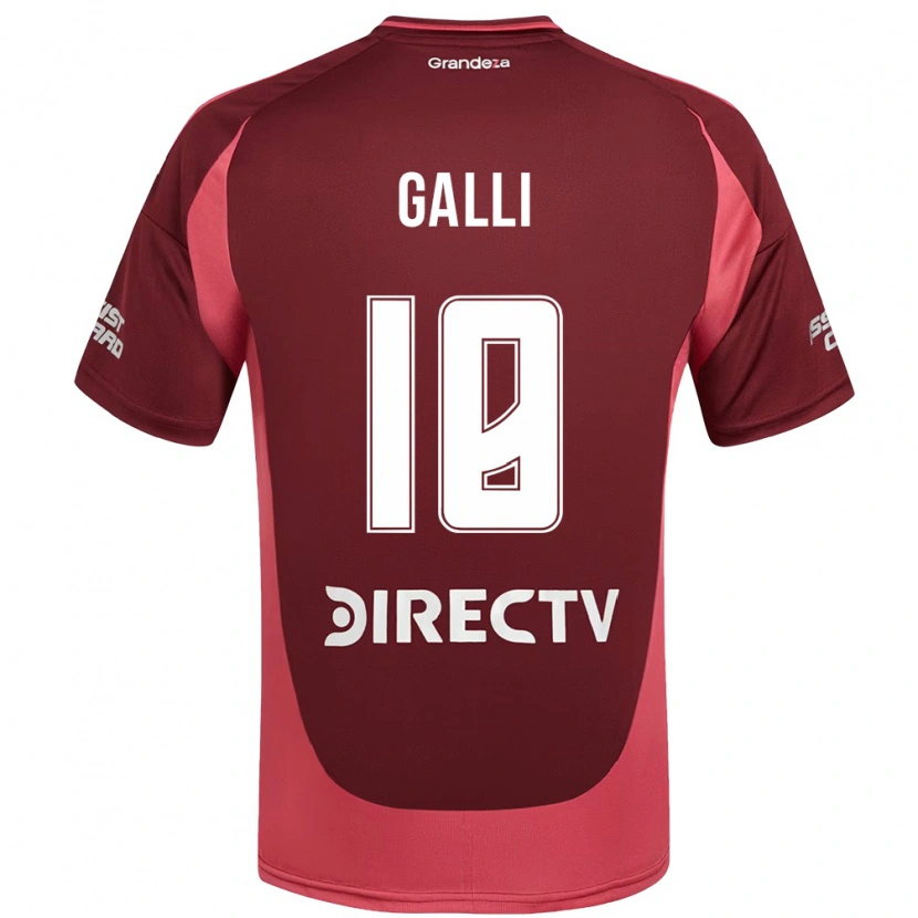 Danxen Bambino Maglia Ludmila Galli #18 Borgogna Magenta Kit Gara Away 2025/26 Maglietta
