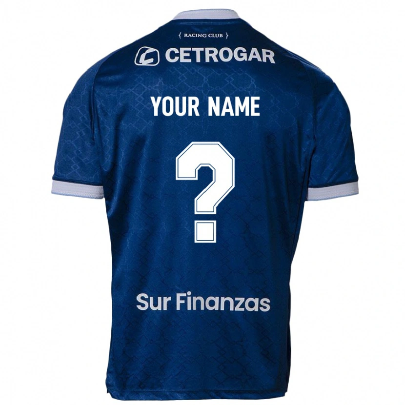 Danxen Bambino Maglia Il Tuo Nome #0 Blu Scuro Kit Gara Away 2025/26 Maglietta