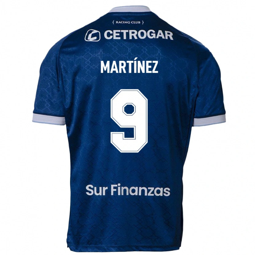 Danxen Bambino Maglia Adrián Martínez #9 Blu Scuro Kit Gara Away 2025/26 Maglietta
