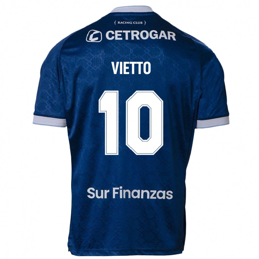 Danxen Bambino Maglia Luciano Vietto #10 Blu Scuro Kit Gara Away 2025/26 Maglietta