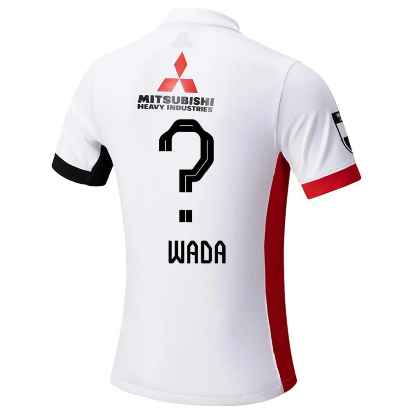 Danxen Bambino Maglia Takeshi Wada #0 Bianco Nero Kit Gara Away 2025/26 Maglietta